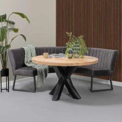 Eetkamerbank Hengelo rond