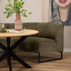 Eetkamerbank Lester rond