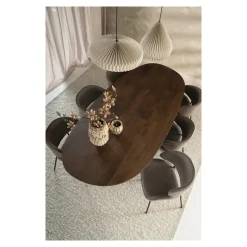 Eettafel Coco 240x110 cm - lichtbruin