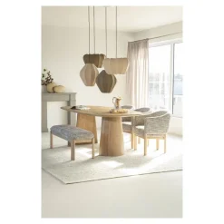 Eettafel Lune 240x105 cm - naturel