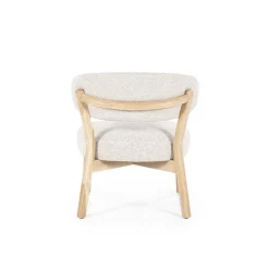 Fauteuil Mikky naturel - taupe Moon