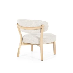 Fauteuil Mikky naturel - taupe Moon