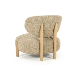 Fauteuil Reza naturel - taupe Bay