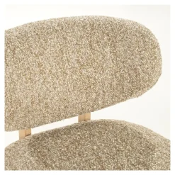 Fauteuil Reza naturel - taupe Bay