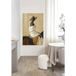 Glasschilderij Horseriding Lady