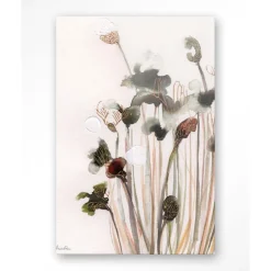 Glasschilderij Pastel Flowers 2