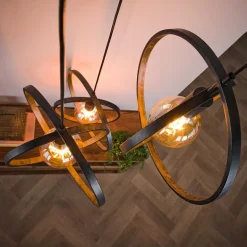 Hanglamp Around 3-lichts getrapt