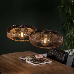 Hanglamp Copper Twist 2-lichts