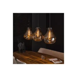 Hanglamp Dent glass 3-lichts