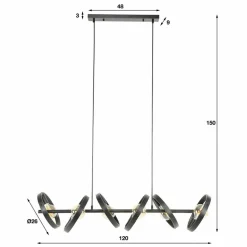 Hanglamp Hover 6-lichts