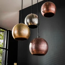 Hanglamp Metal print, 6-lichts