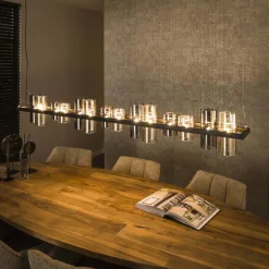 Hanglamp Mixed Glass 14 Lichts