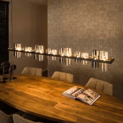 Hanglamp Mixed Glass 14 Lichts