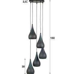 Hanglamp Sven 5-lichts