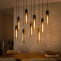 Hanglamp Tube 5+4 Lichts