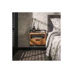 Nachtkastje Air Solid 1LA + Open Vak