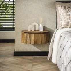 Nachtkastje wave rond