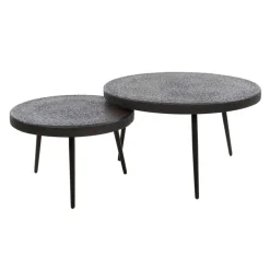 Salontafel Bulky Ferro set van 2