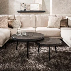 Salontafel Bulky Ferro set van 2