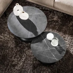 Salontafel Drop Shape set van 2