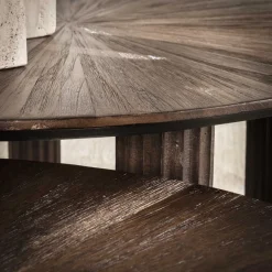 Salontafel set/2 driehoekig Maya teak