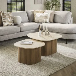 Salontafel set/2 Romano kiezel