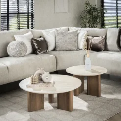Salontafel set/2 Romano rond