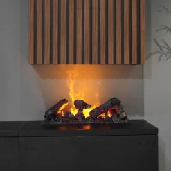 TV-meubel Alessio | Zwevend incl. haard & schouw