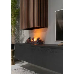 TV-meubel Alessio | Zwevend incl. haard & schouw