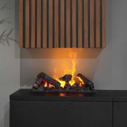 TV-meubel Alessio | Zwevend incl. haard & schouw