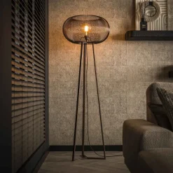Vloerlamp Copper Twist 3-poot