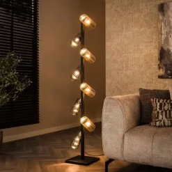 Vloerlamp Mixed Glass 8 Lichts