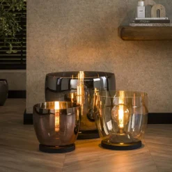 Vloerlamp UP XXL - Smoke color glass