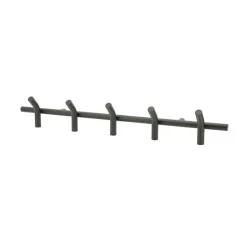 Wall coat rack Matto 5 - black