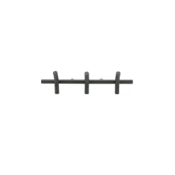 Wall coat rack Matto 3 - black